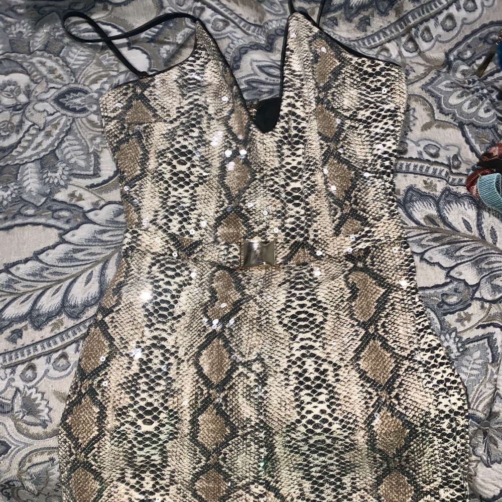 Cute sparkly romper. Gold Black and Tan